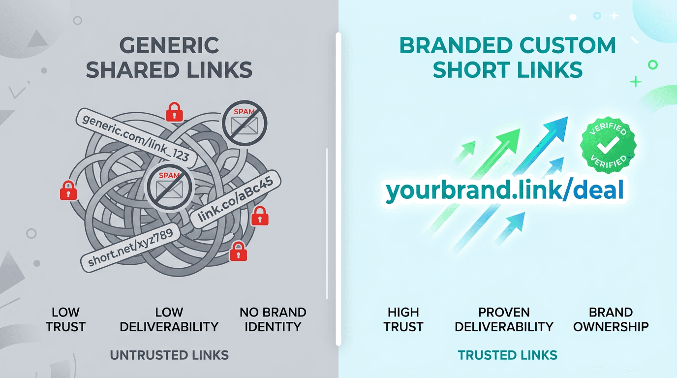 Custom Branded Links vs. Generic Shorteners