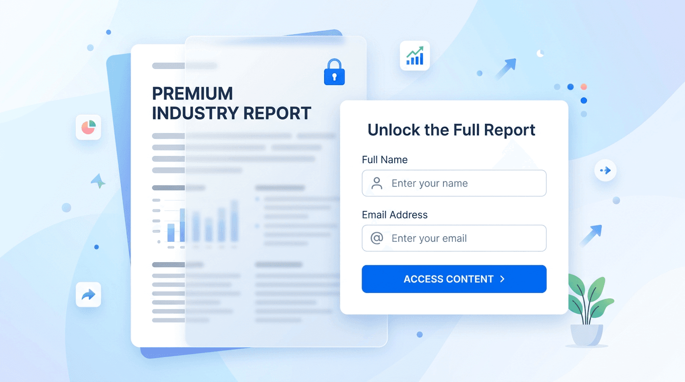 Gated content: lead capture without the friction