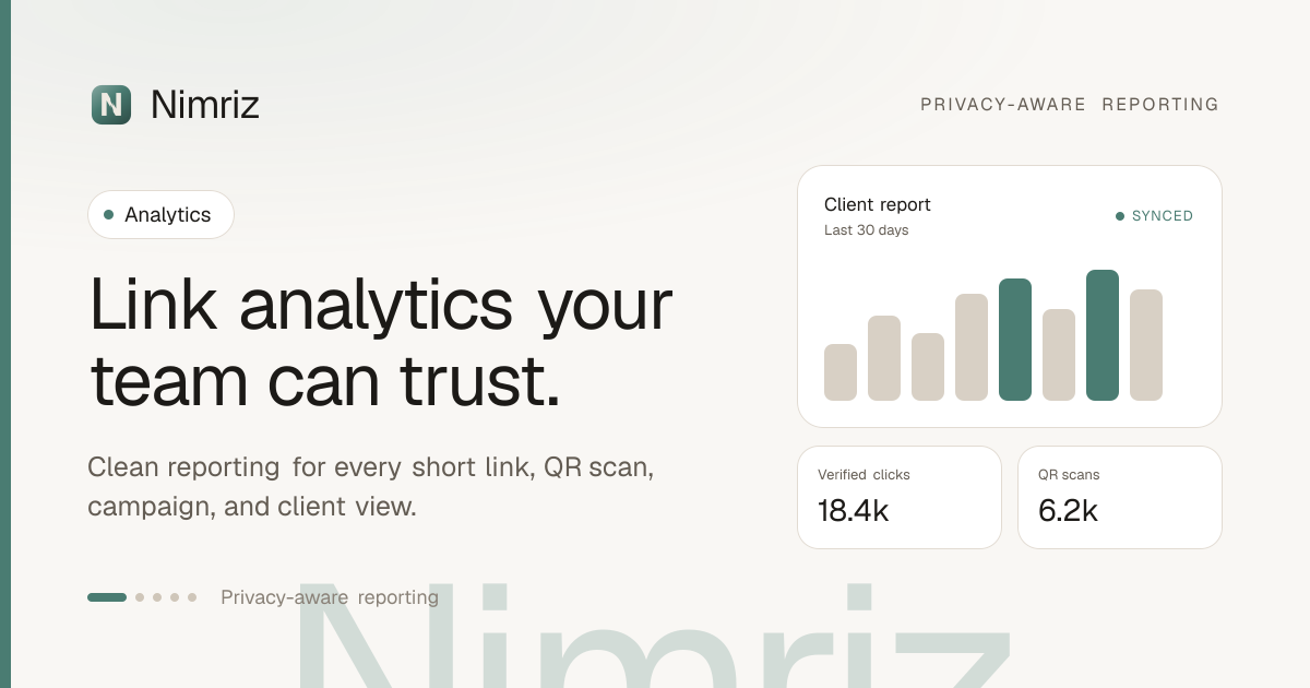 Scheduled analytics reports | Nimriz